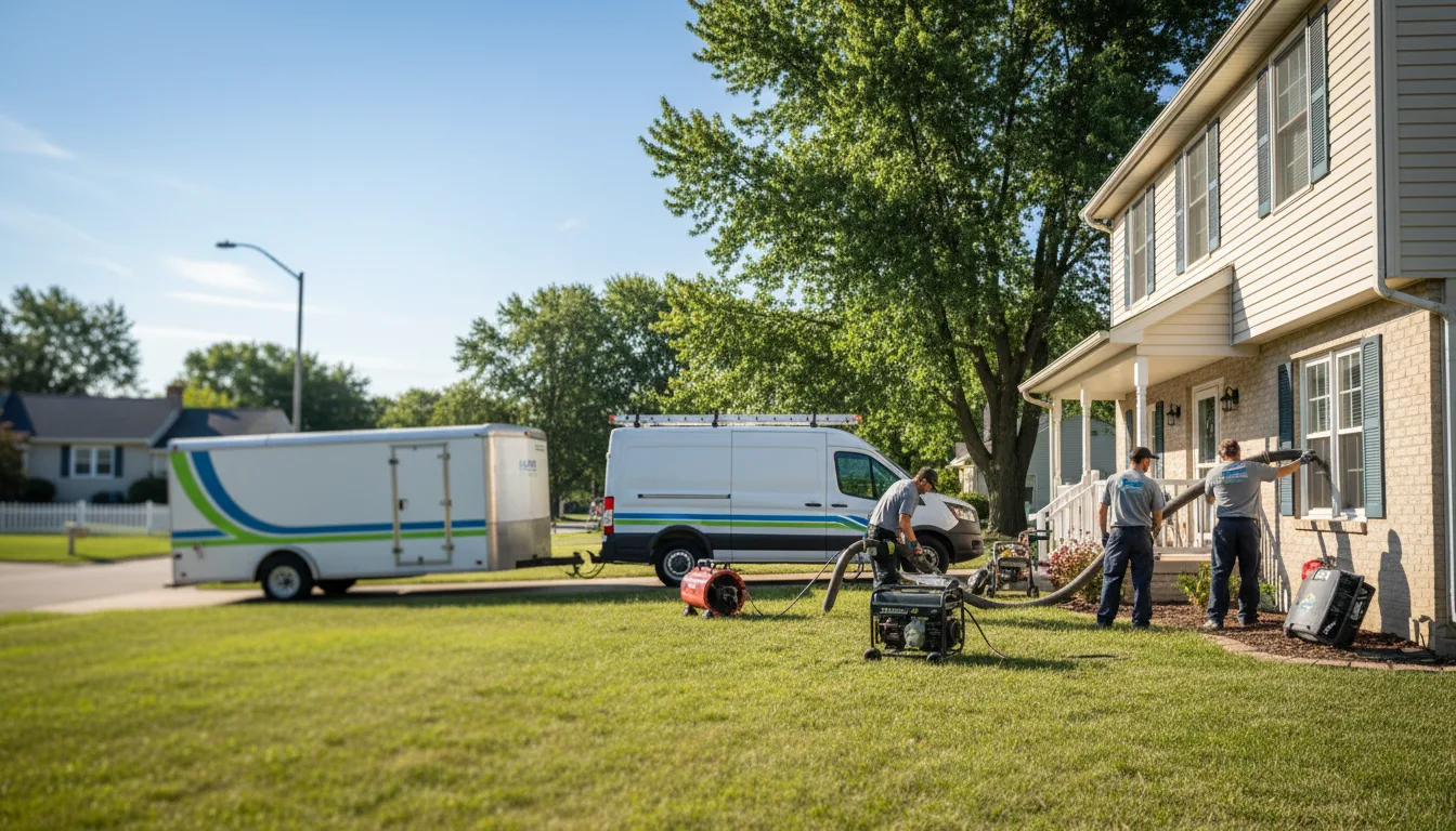 Flooded Basement Restoration And Cleanup With Repair in Summitville, OH near me